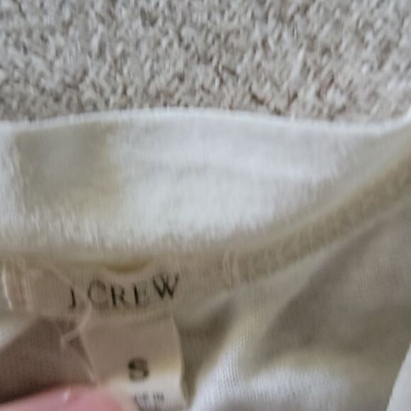 J.crew basic cream colored tee - Picture 3 of 5